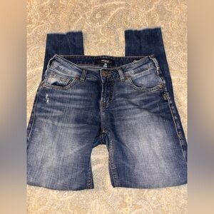 Silver Jeans‎ Co Girlfriend Light Distressing Women’s Size 26/27